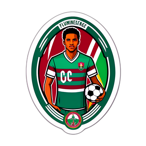 Những sticker hình cầu thủ Fluminense nổi bật trong trang phục đội bóng