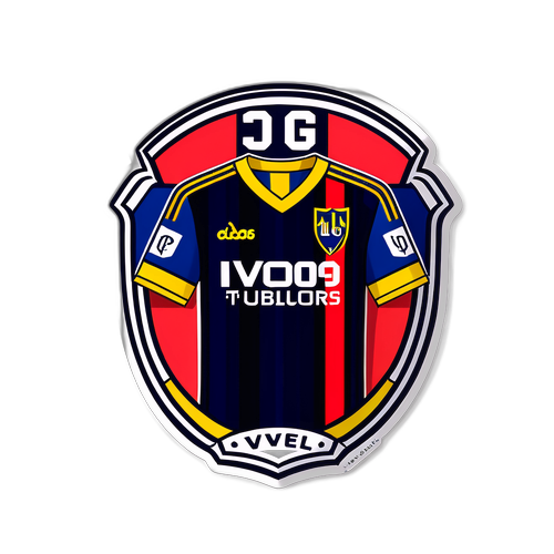 Design di un adesivo che unisce Boca Juniors e Newell's Old Boys