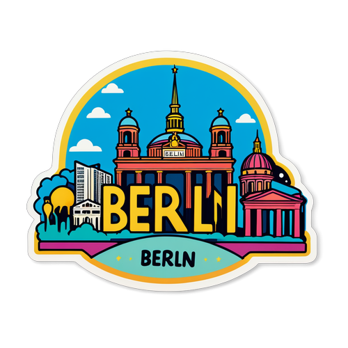 Descoperă Berlinul: Stickerul Care Subliniază Magia Urbană a Metropolei Europene!