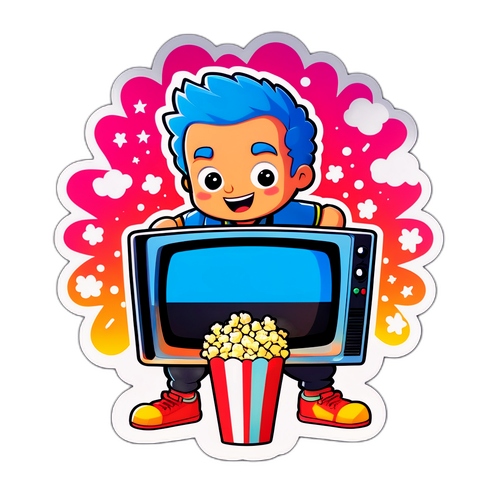 TV2 Karakter med Popcorn