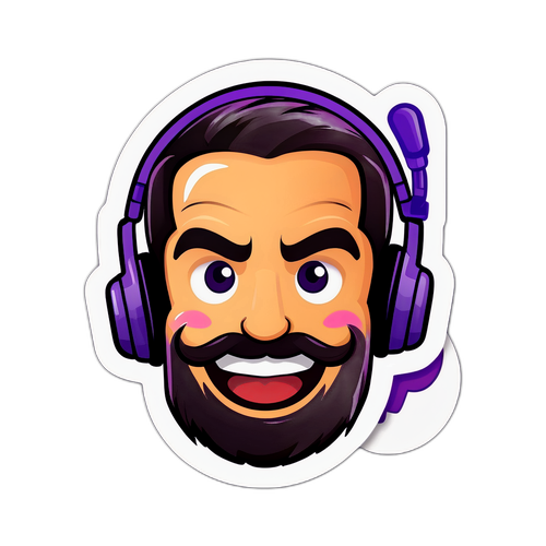 Masayang Sticker ng Mga Emoji sa Gaming ng Twitch