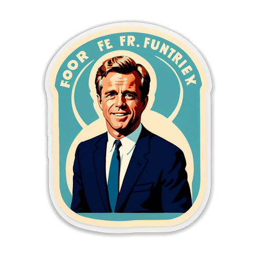 Für eine bessere Zukunft: Robert F. Kennedy Jr. im Vintage-Stil