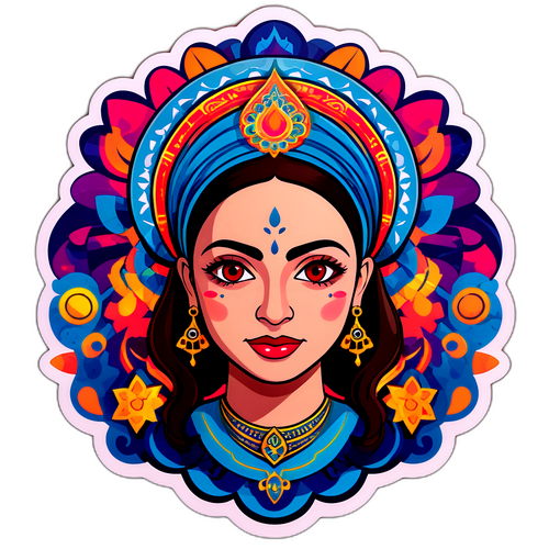 דיוקן אמנותי של 'מרב בן ארי'