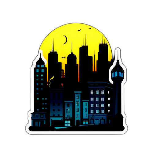 Diseño de un paisaje urbano oscuro en Rosario