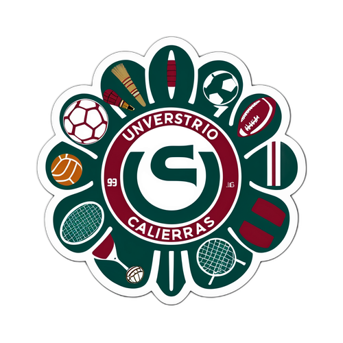 Decorative Wreath of Sports Equipment