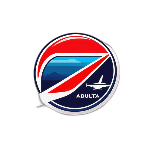 Delta Airlines Logosu Stilize Edilmiş Tasarım