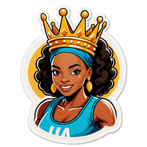 Whimsical Empowerment Sticker of Jakara Jackson