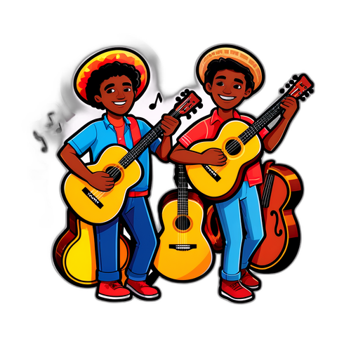 Sticker Celebrando Henrique e Juliano