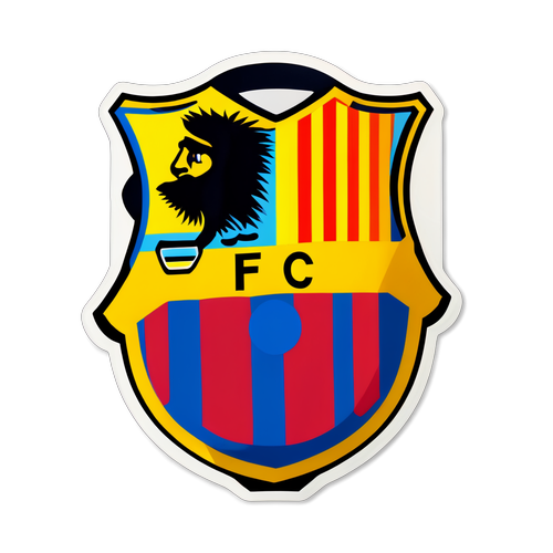 FC Barcelona Klistermärke