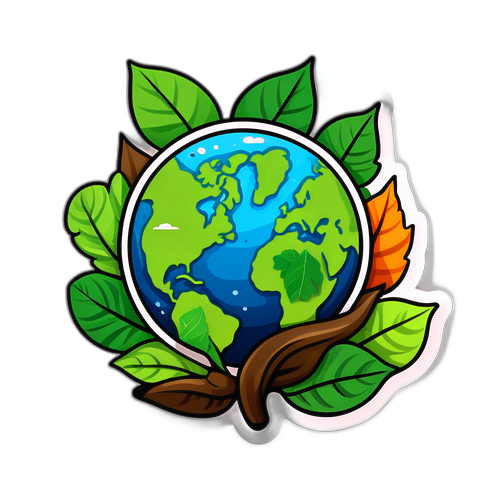 पर्यावरणीय जागरूकता स्टिकर