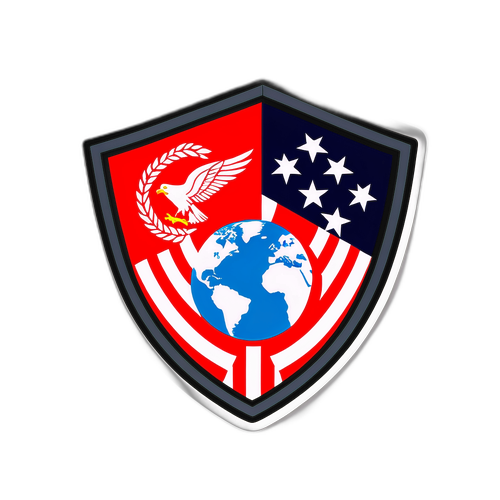 国家安全盾牌贴纸