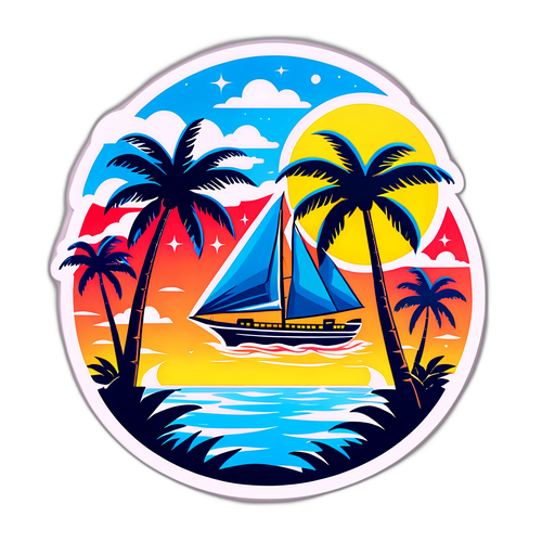 Der Traum-Schiff auf dem Weg nach Bora Bora