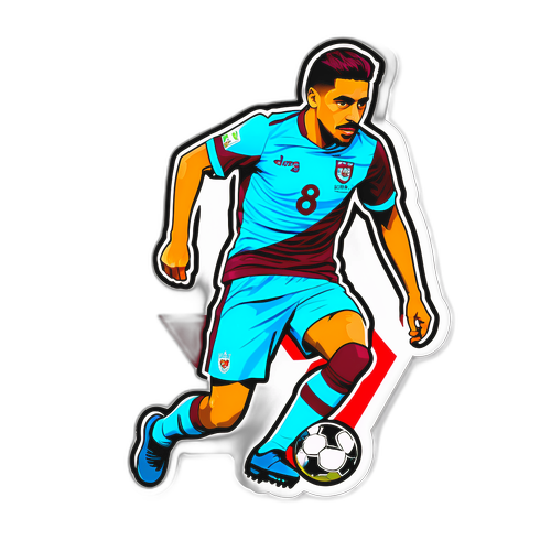 Sticker de Lanzini en Acción