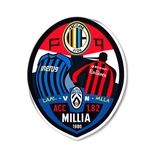 Nálepka Inter vs AC Milan