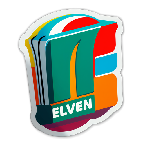 Makulay na Napaka-Masayang Sticker ng 7 Eleven na Pumatok sa Nostalgia!