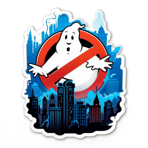 Fang Det Spøgelser! Oplev Eventyret Med Ghostbusters Logoet - "Hvem Skal Du Ringe Til?"