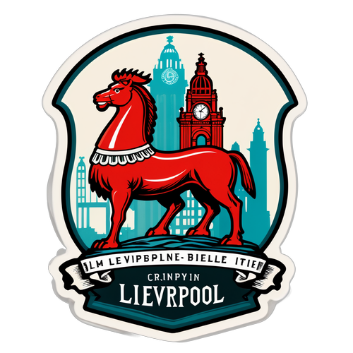 Vintage Emblemat Liverpoolu