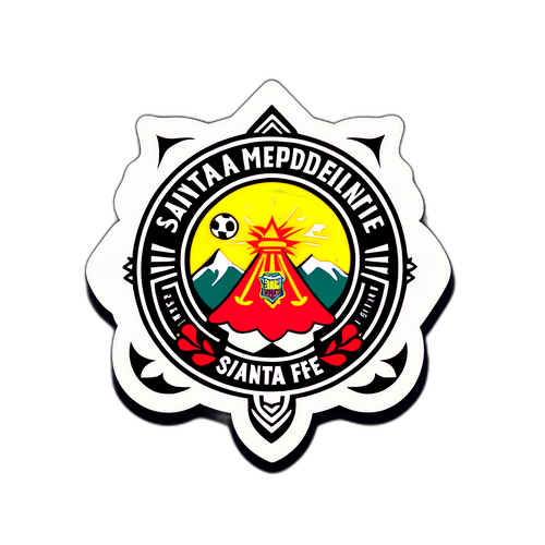 Adesivo Vintage Santa Fe x Independiente Medellín