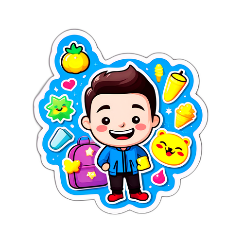 Стильний стікер з Андрієм Синишиним