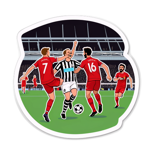 Μια παραμυθένια απεικόνιση ενός αγώνα Newcastle United vs. Liverpool