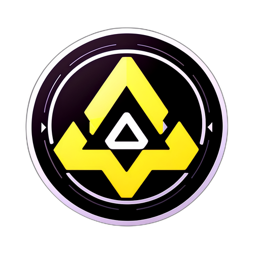 Návrh samolepky s logem Binance