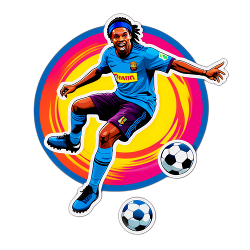 Ronaldinho Juggling Fotboll