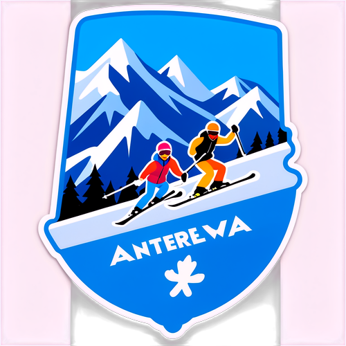 Vinteridretts-klistremerke for Anterselva