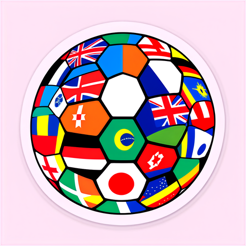 Gol Global: Stiker Sepak Bola Berbendera Internasional yang Bikin Semangat!