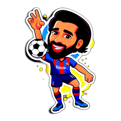 Arda Turan Futbol Karikatürü Sticker