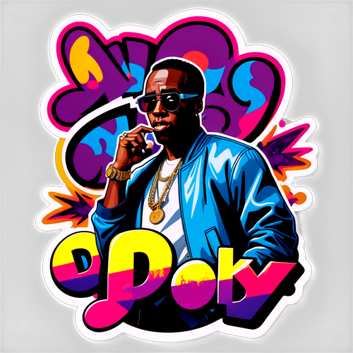 Sticker ya Diddy: Vinavyofanya Hip-Hop Kuangaza na Rangi za Mitaa!