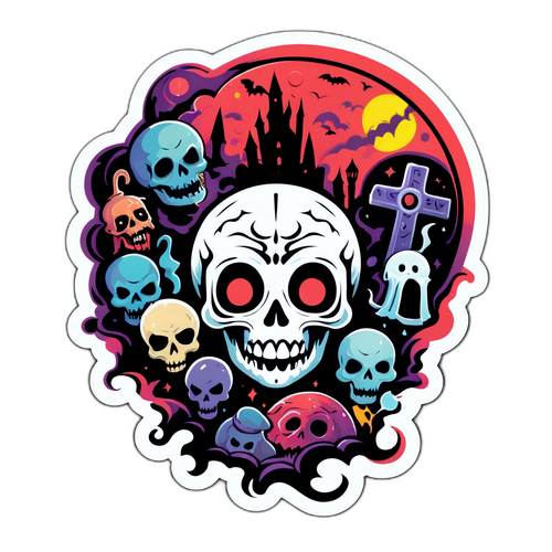 Skvělá nálepka s tajemnými prvky z hororového světa