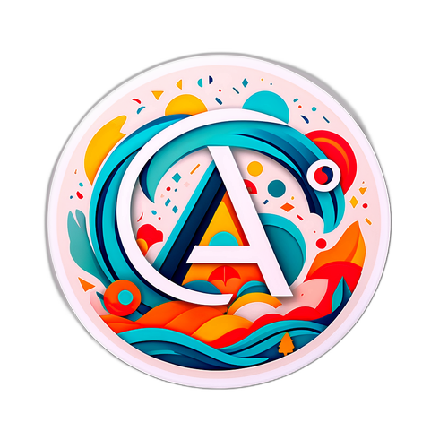 शांति प्रदर्शित करने वाला 'AL' लेटर स्टिकर