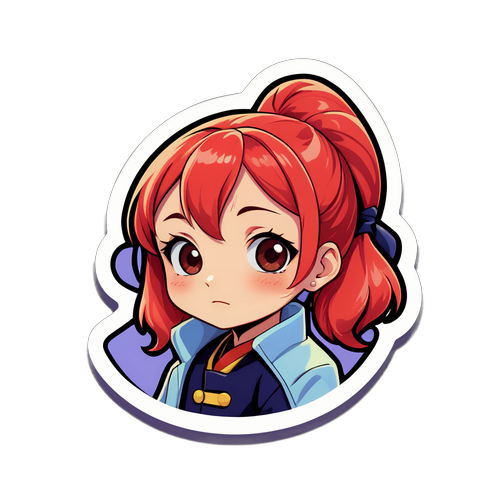 シンプルでスタイリッシュなステッカー - イオリ・ノグチのファッションを呼び起こす