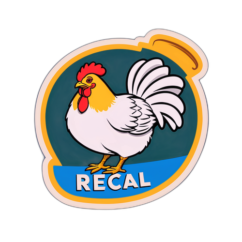 Illustration humoristique d'un filet de poulet rappelé