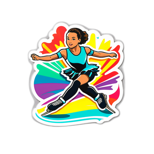 Nostalgische Schaatsstickers