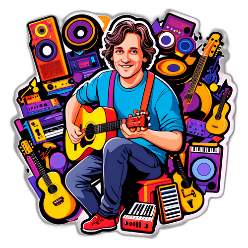 Thomas Frank i den kreativa musikstudion
