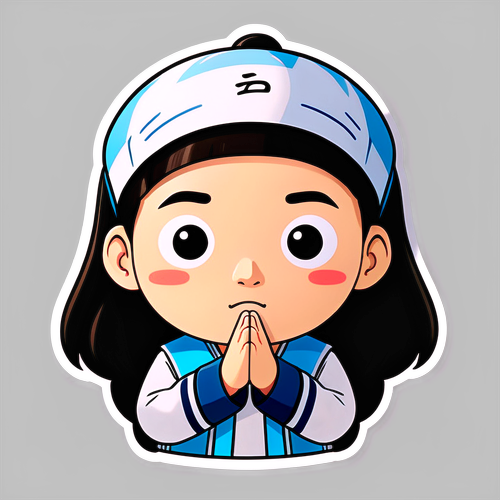 귀여운 정호용 캐릭터 스티커