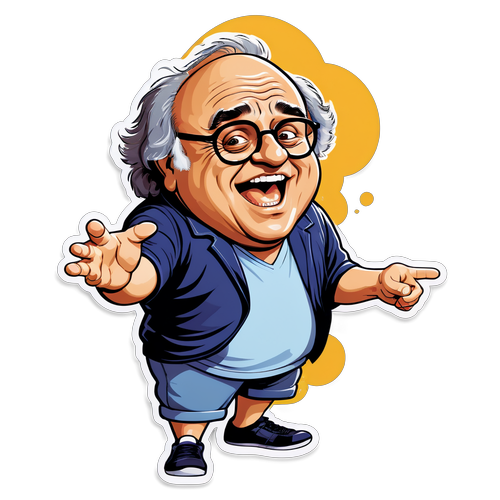 Huwag Magpahuli! Ang Nakakatawang Poses ni Danny DeVito na Pagsasampal ng Seryosong Mundong Ito!