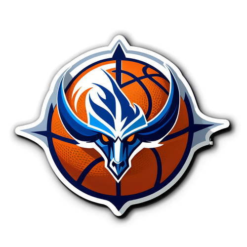 Sticker ng Dallas Mavericks at Basketbol