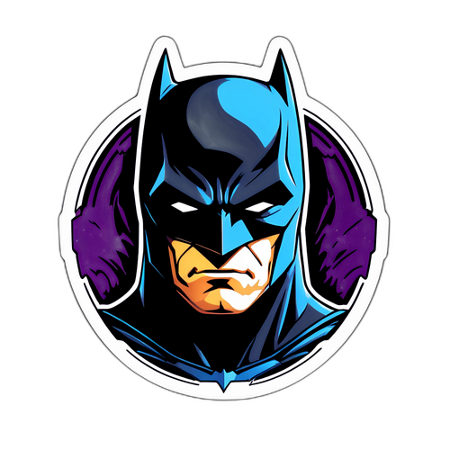 Autocollant artistique inspiré de "The Batman 2"