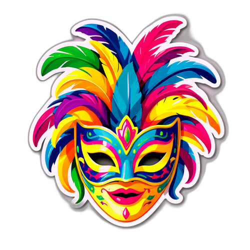 Alegre Máscara de Carnaval