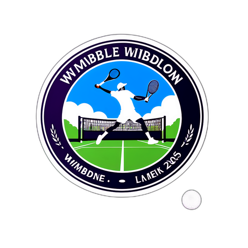 Stilfuld Wimbledon 2025 Sticker