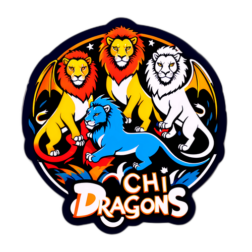 Sticker für die Show 'Dragons' Den'