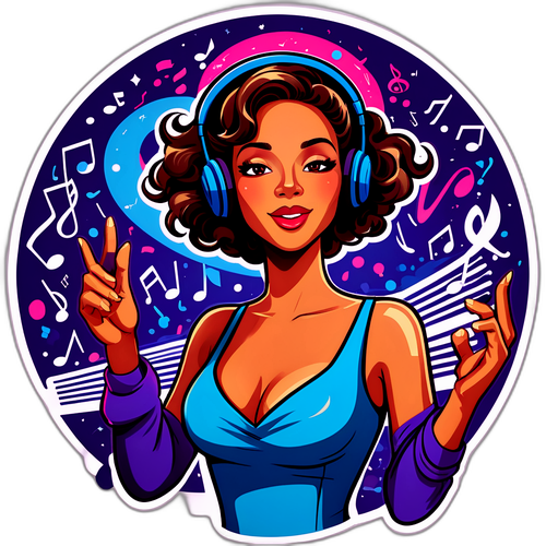 Herceg Erika în timpul unei performanțe live