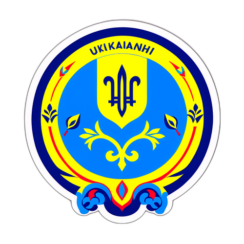 Наклейка з логотипом Славутича