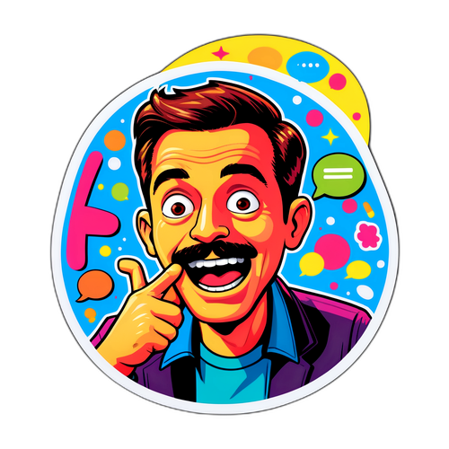 Autocollant humoristique de Dave