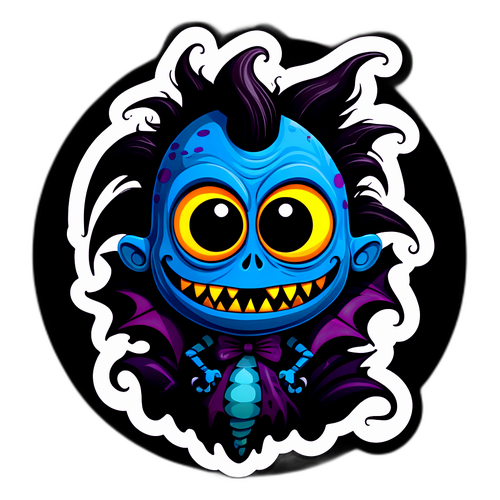 Ein Tim Burton-inspiriertes Monster