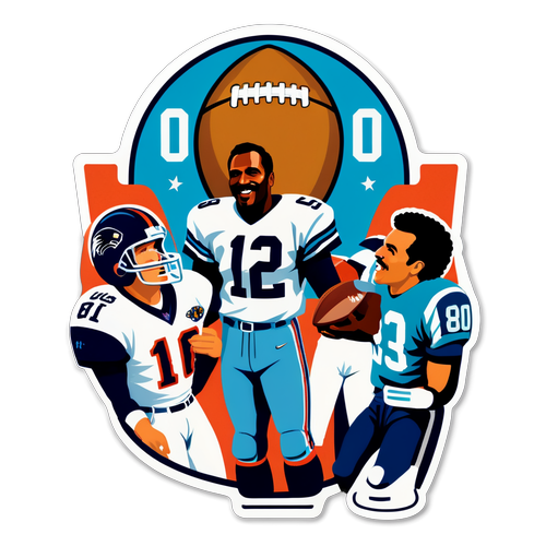 Retro Super Bowl Moments Sticker