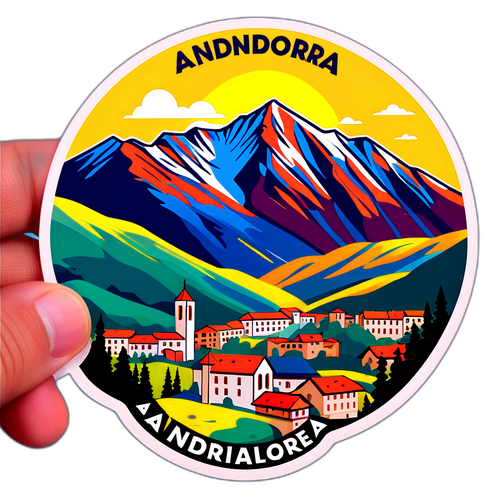 Widok Andory - Górski Krajobraz