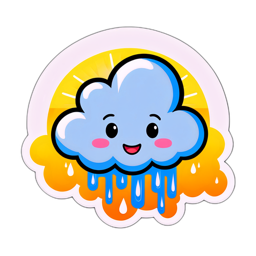 Погода в Чите: милое облако с дождем и улыбающимся солнцем